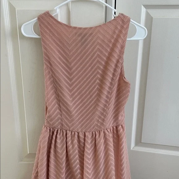 Forever 21 Pink Chevron Mini Dress - Picture 2 of 3